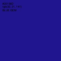 #20158D - Blue Gem Color Image