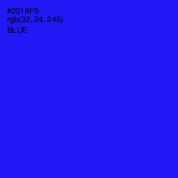 #2018F5 - Blue Color Image