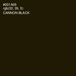 #201A05 - Cannon Black Color Image