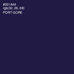 #201A44 - Port Gore Color Image