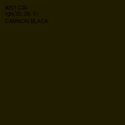 #201C00 - Cannon Black Color Image