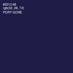 #201C48 - Port Gore Color Image
