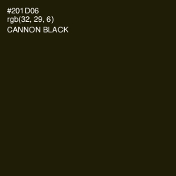 #201D06 - Cannon Black Color Image