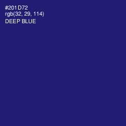 #201D72 - Deep Blue Color Image