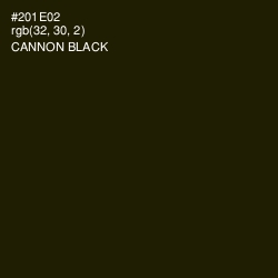 #201E02 - Cannon Black Color Image
