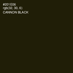 #201E06 - Cannon Black Color Image