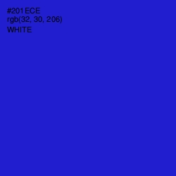 #201ECE - Dark Blue Color Image