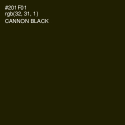 #201F01 - Cannon Black Color Image