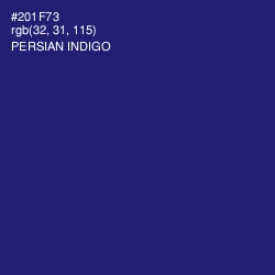 #201F73 - Persian Indigo Color Image