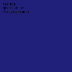 #201F79 - Persian Indigo Color Image