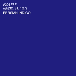 #201F7F - Persian Indigo Color Image