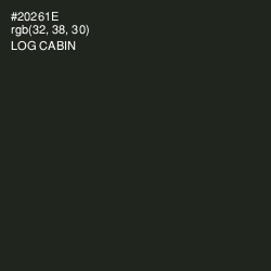 #20261E - Log Cabin Color Image