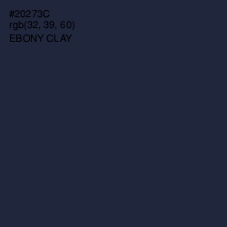 #20273C - Ebony Clay Color Image