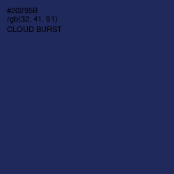 #20295B - Cloud Burst Color Image