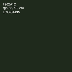 #202A1C - Log Cabin Color Image