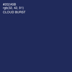#202A5B - Cloud Burst Color Image