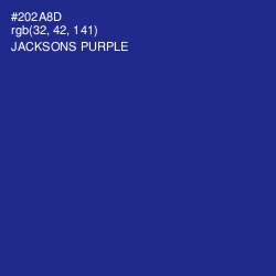 #202A8D - Jacksons Purple Color Image