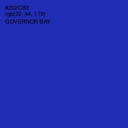 #202CB3 - Governor Bay Color Image