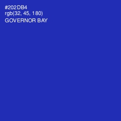 #202DB4 - Governor Bay Color Image