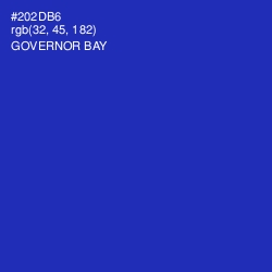 #202DB6 - Governor Bay Color Image