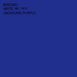 #202E8D - Jacksons Purple Color Image