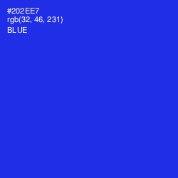 #202EE7 - Blue Color Image