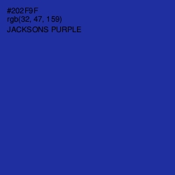 #202F9F - Jacksons Purple Color Image