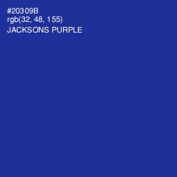 #20309B - Jacksons Purple Color Image