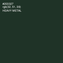 #203327 - Heavy Metal Color Image