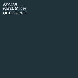 #20333B - Outer Space Color Image