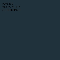 #20333D - Outer Space Color Image