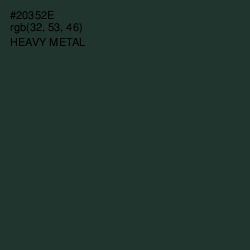 #20352E - Heavy Metal Color Image