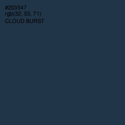 #203547 - Cloud Burst Color Image