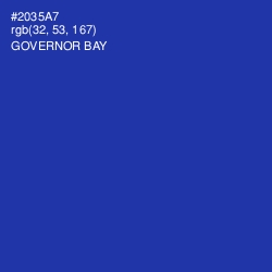 #2035A7 - Governor Bay Color Image