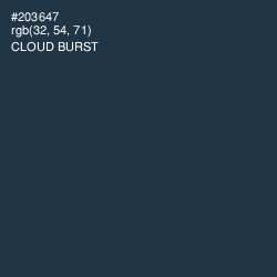 #203647 - Cloud Burst Color Image