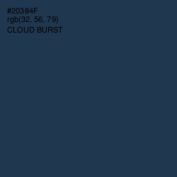 #20384F - Cloud Burst Color Image