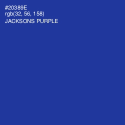 #20389E - Jacksons Purple Color Image