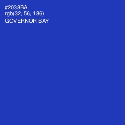 #2038BA - Governor Bay Color Image