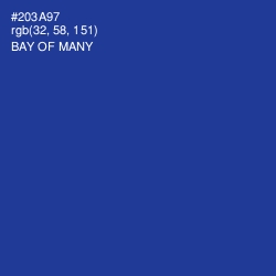 #203A97 - Bay of Many Color Image