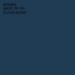 #203B54 - Cloud Burst Color Image