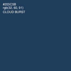 #203C5B - Cloud Burst Color Image