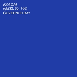 #203CA6 - Governor Bay Color Image