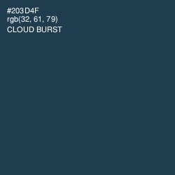 #203D4F - Cloud Burst Color Image