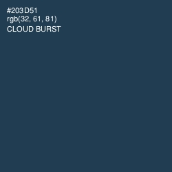 #203D51 - Cloud Burst Color Image
