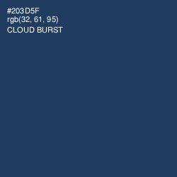 #203D5F - Cloud Burst Color Image