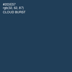 #203E57 - Cloud Burst Color Image