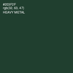 #203F2F - Heavy Metal Color Image