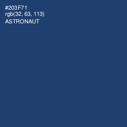 #203F71 - Astronaut Color Image