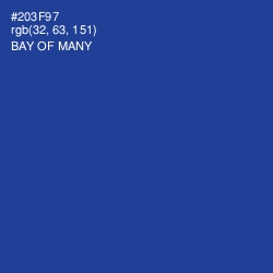 #203F97 - Bay of Many Color Image