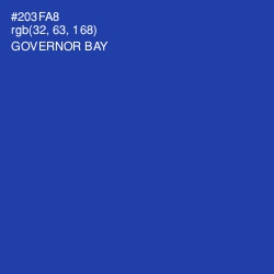 #203FA8 - Governor Bay Color Image